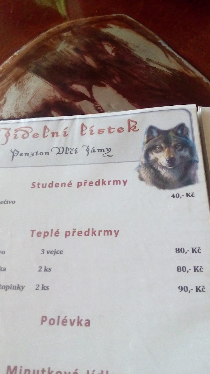 Menu Restaurace Vlčí Jámy-2