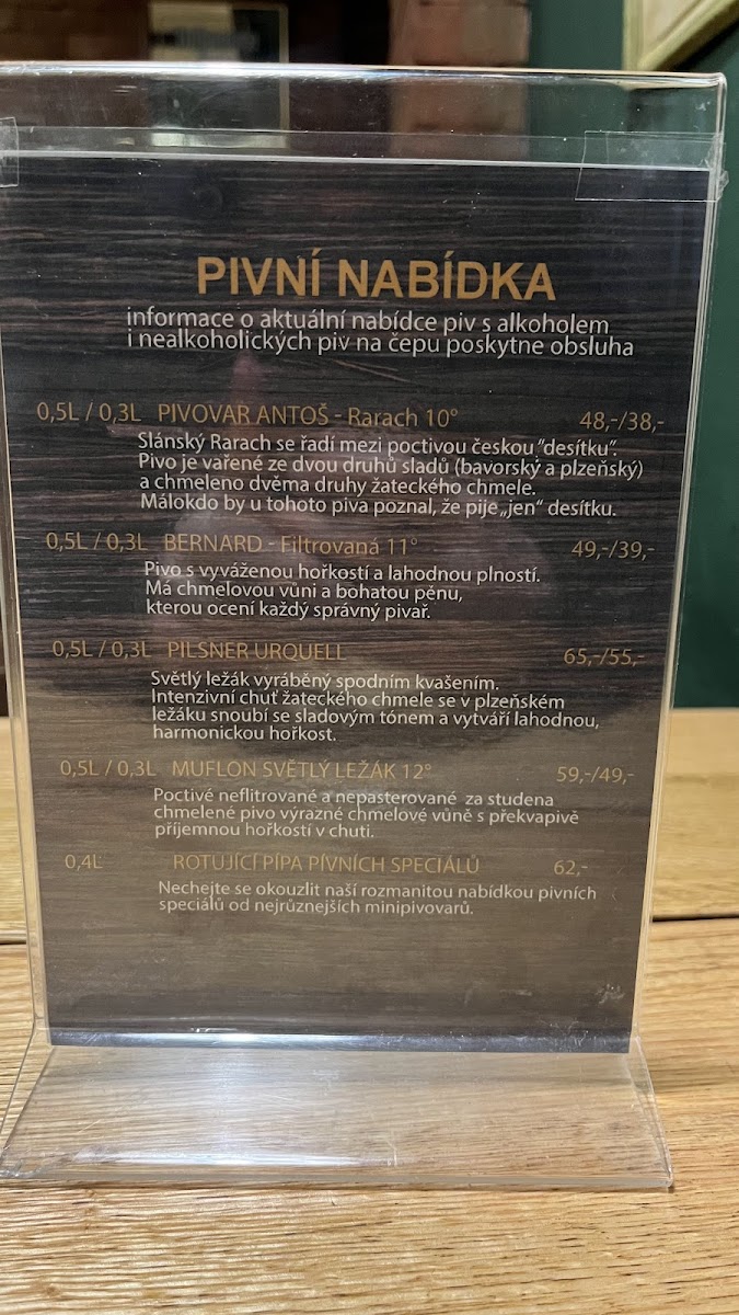 Menu Restaurace Záležitost-3
