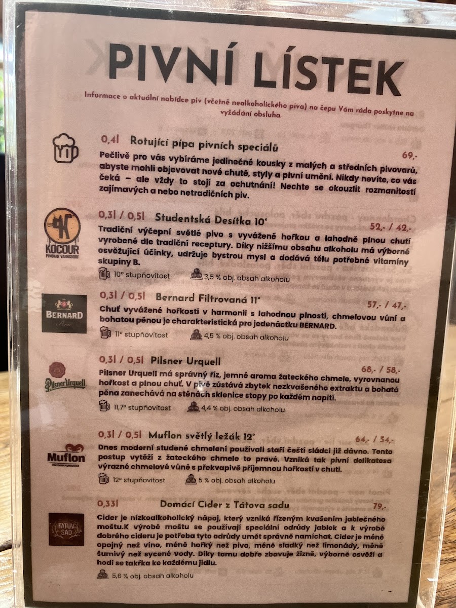 Menu Restaurace Záležitost-4