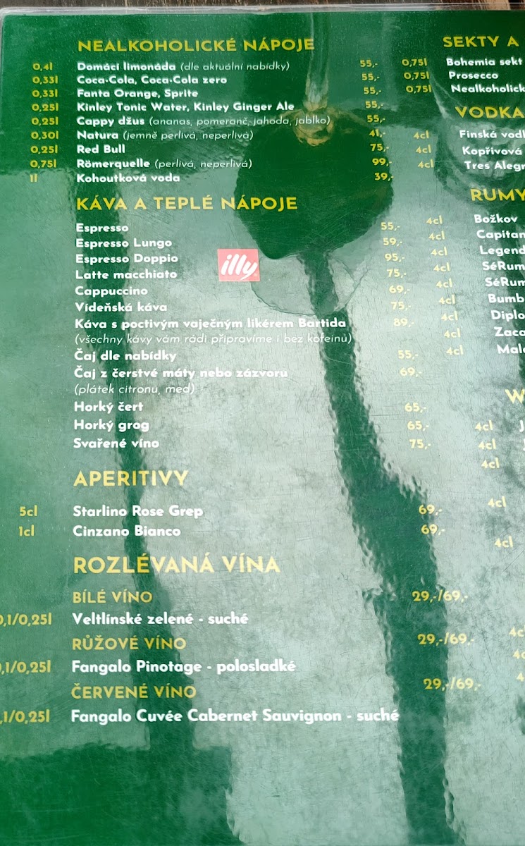 Menu Restaurace Záležitost-5