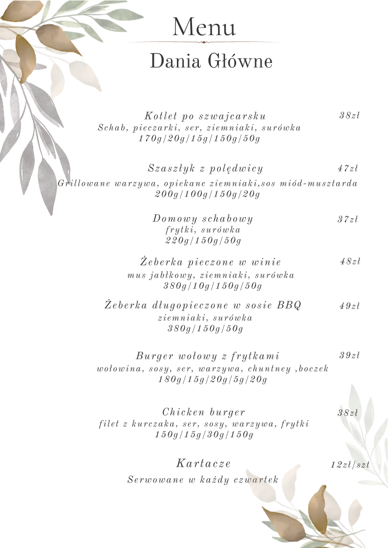 Menu Restauracja Atlanta Grajewo-5