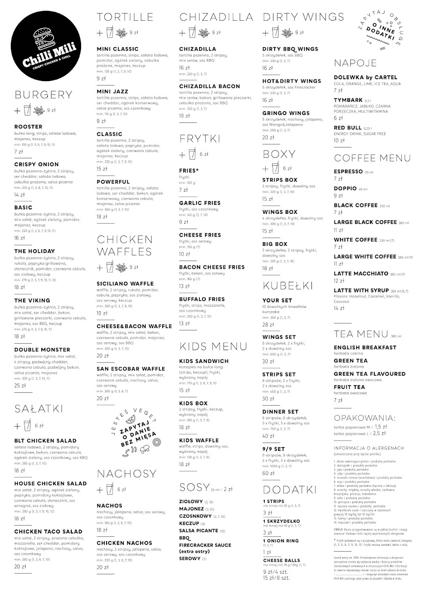 Menu Restauracja Chilli Mili-1