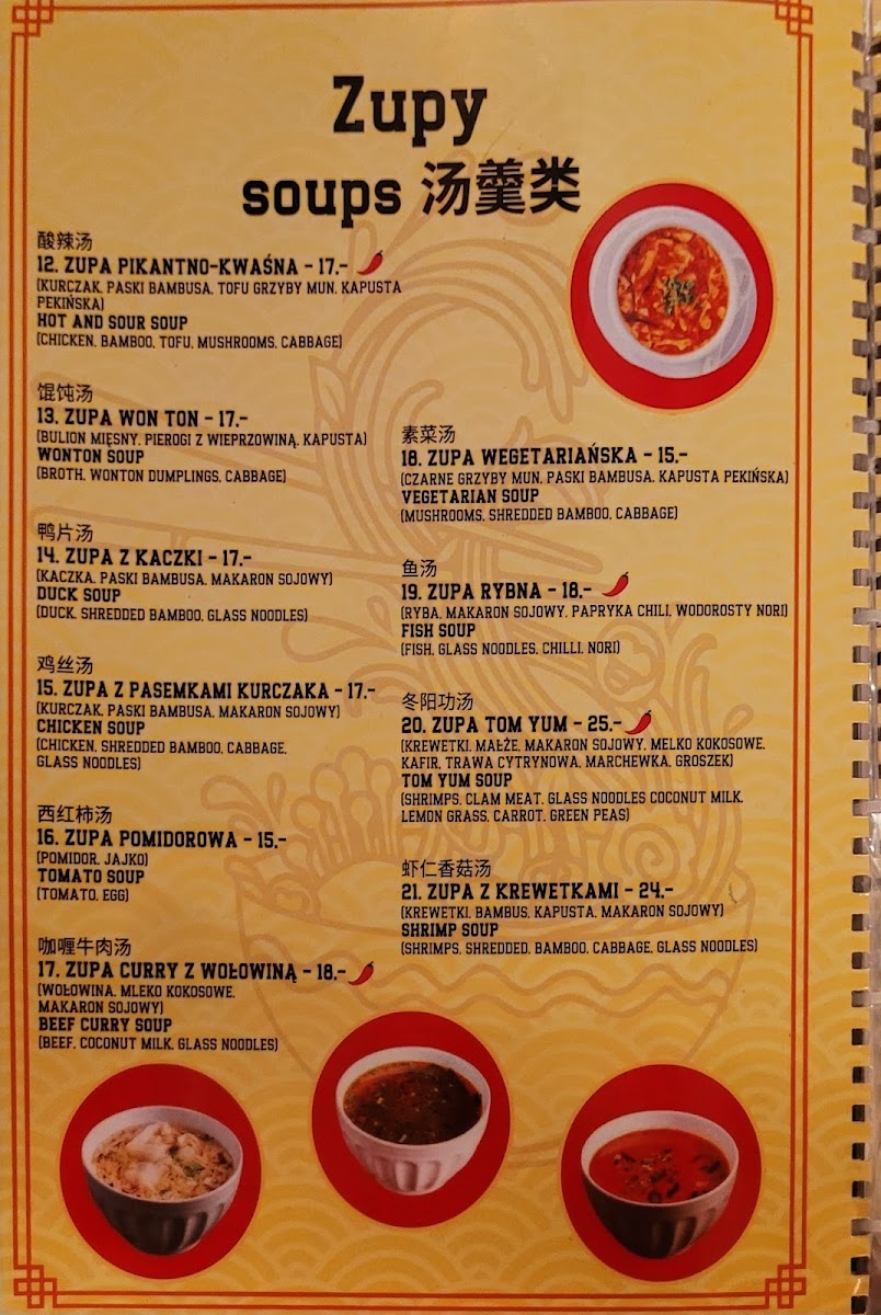 Menu Restauracja Chińska Liu-4