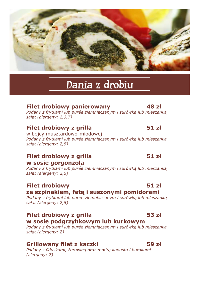 Menu Restauracja Cztery Światy-1