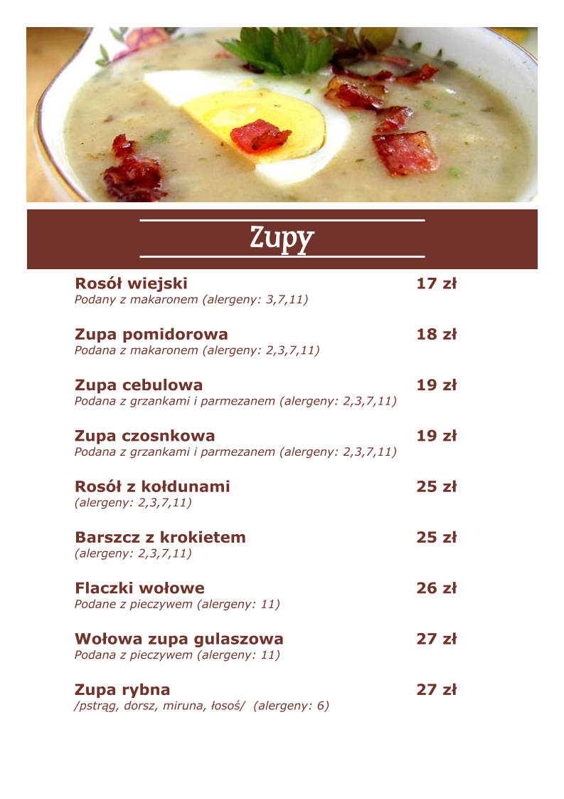 Menu Restauracja Cztery Światy-2
