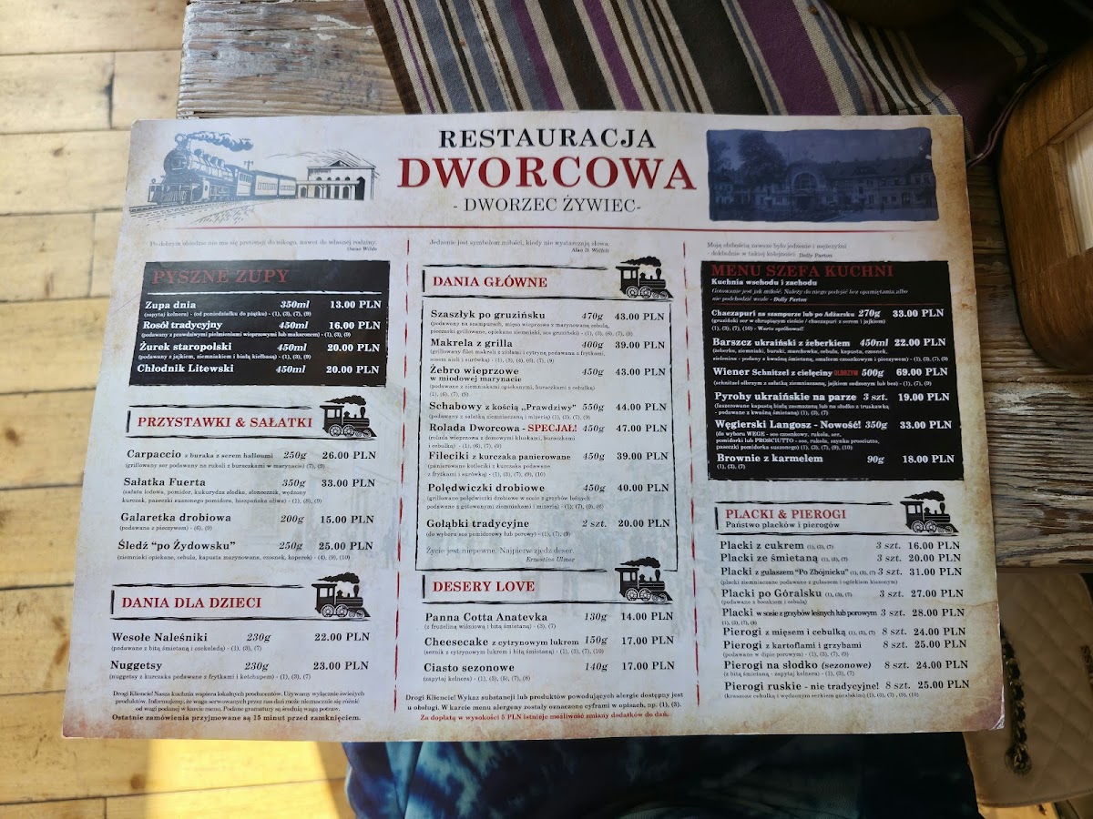 Menu Restauracja Dworcowa-7