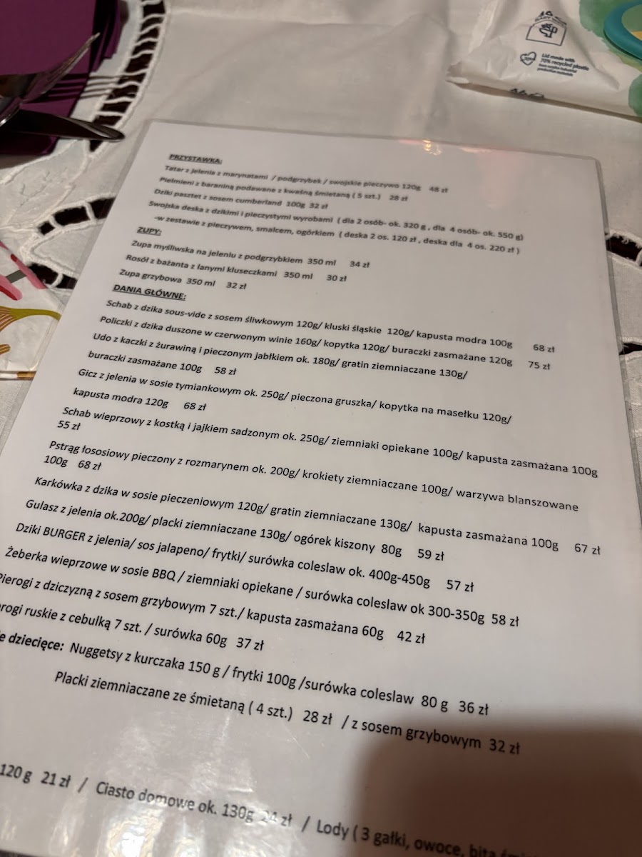 Menu Restauracja Dziki Gon-7