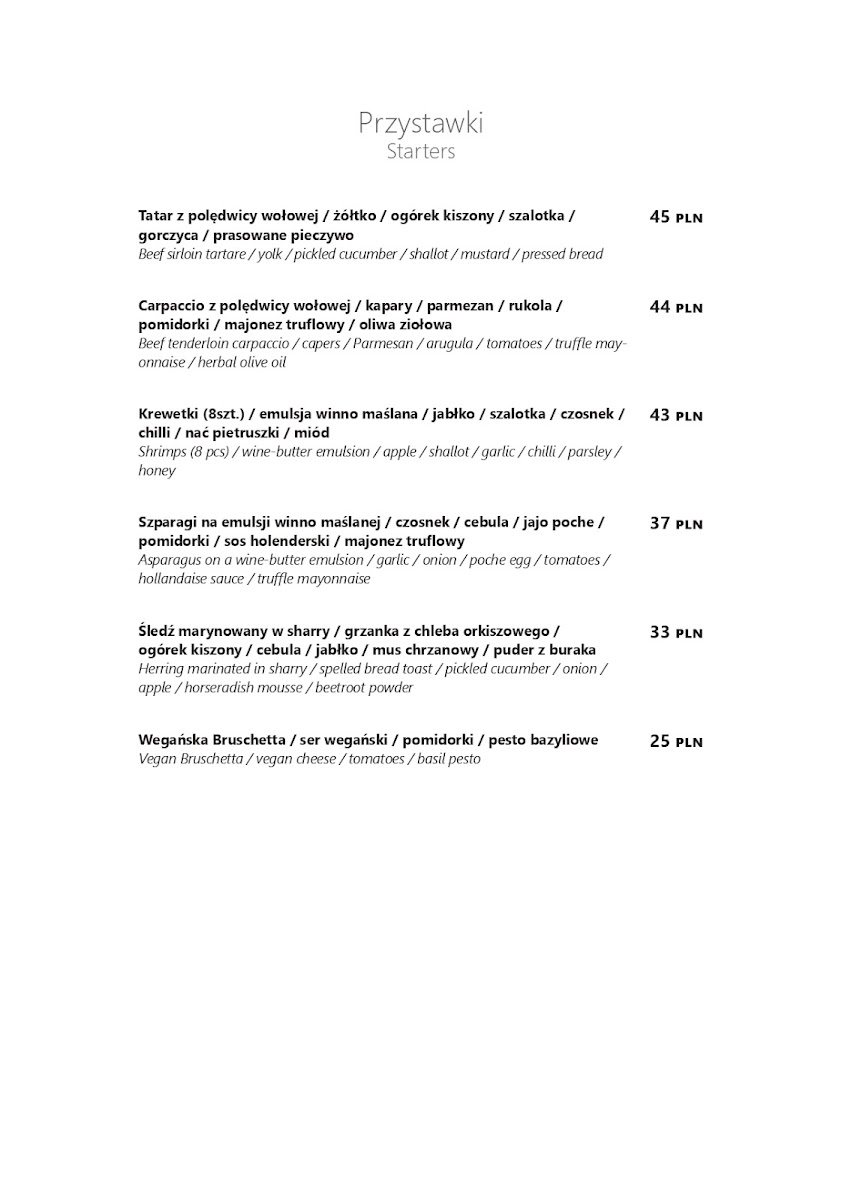 Menu Restauracja Jatki6-8