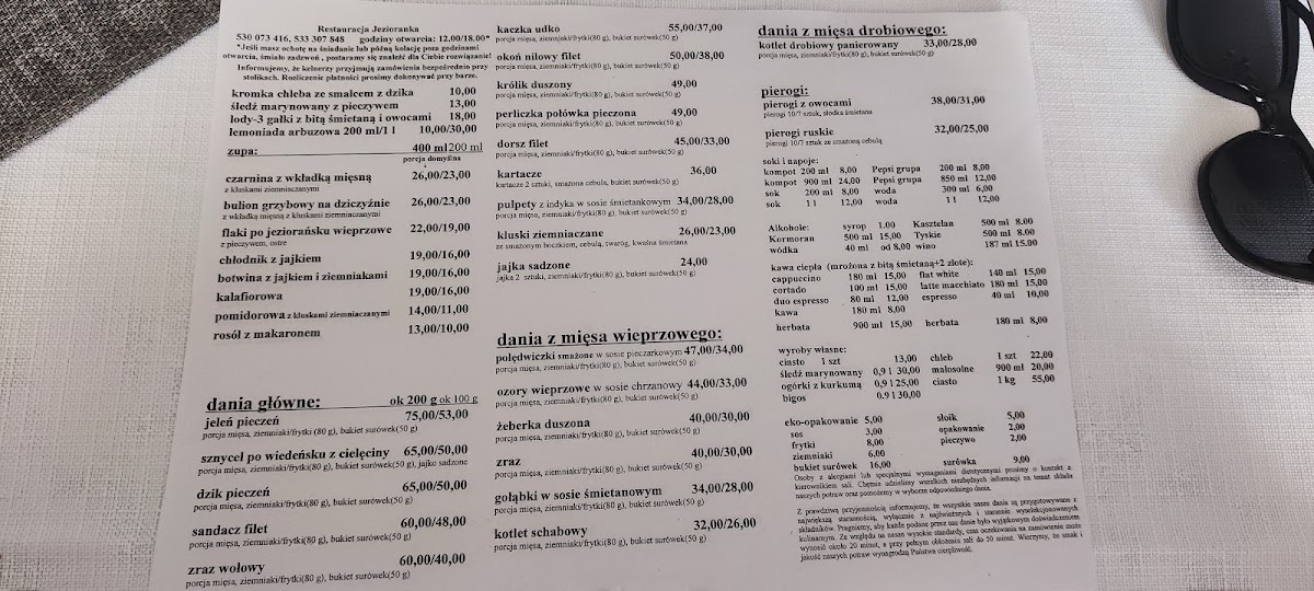 Menu Restauracja Jezioranka-6