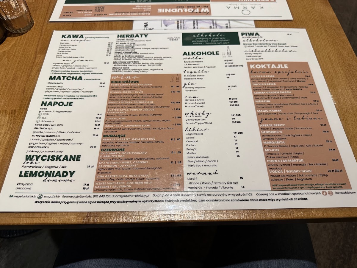 Menu Restauracja Karma Bielany-6