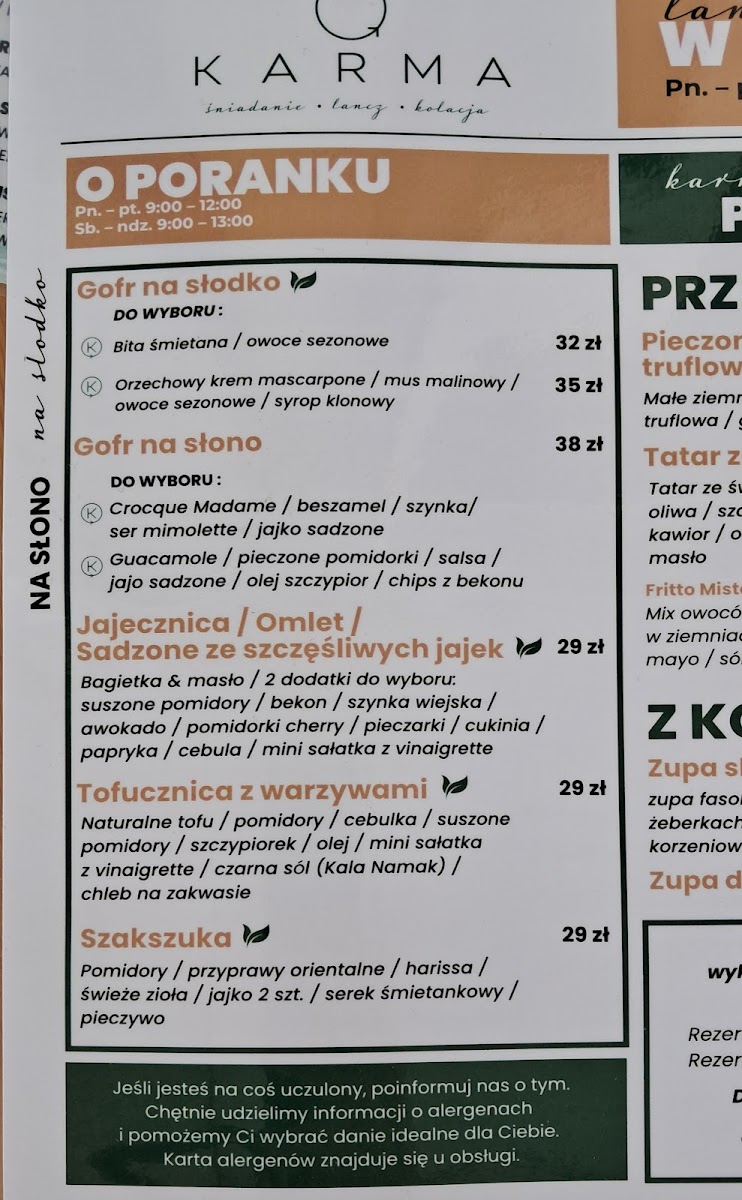 Menu Restauracja Karma Bielany-7