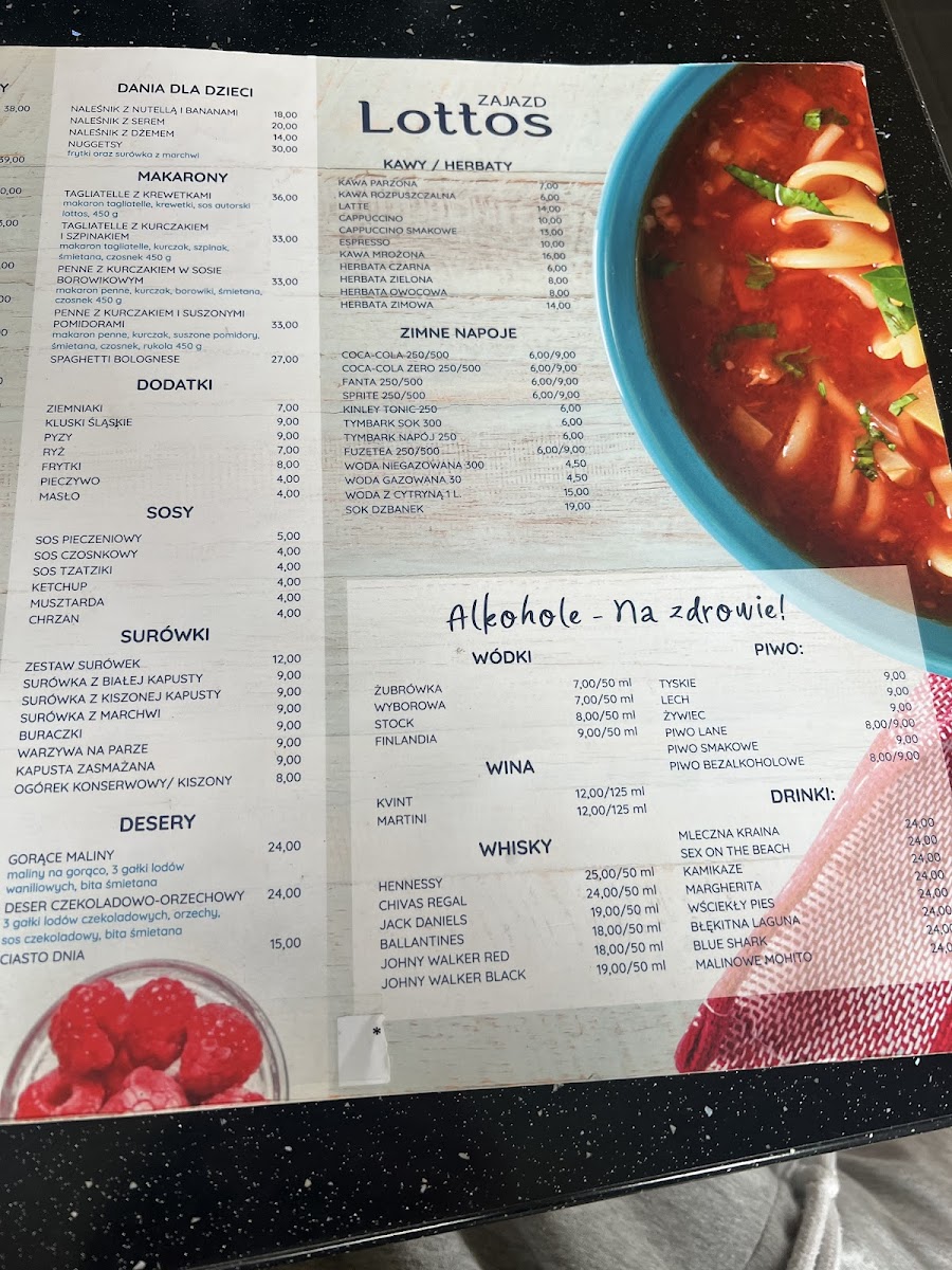 Menu Restauracja Lottos-2