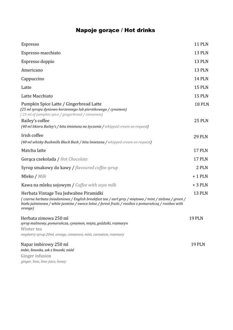 Menu Restauracja Nova 22 - 4 Strony Swiata-1
