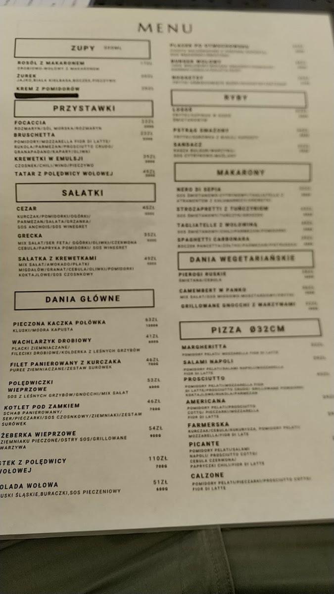 Menu Restauracja Pod Zamkiem-10
