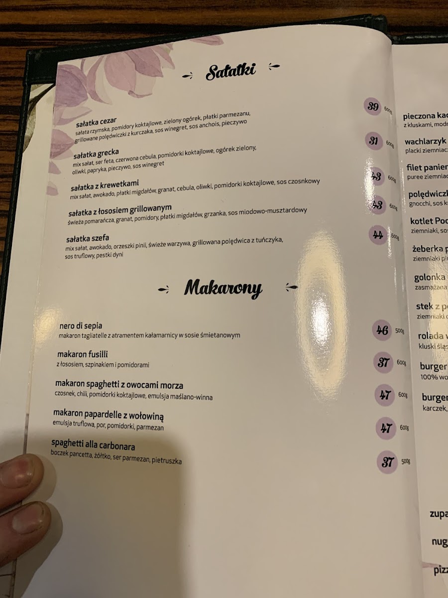 Menu Restauracja Pod Zamkiem-8
