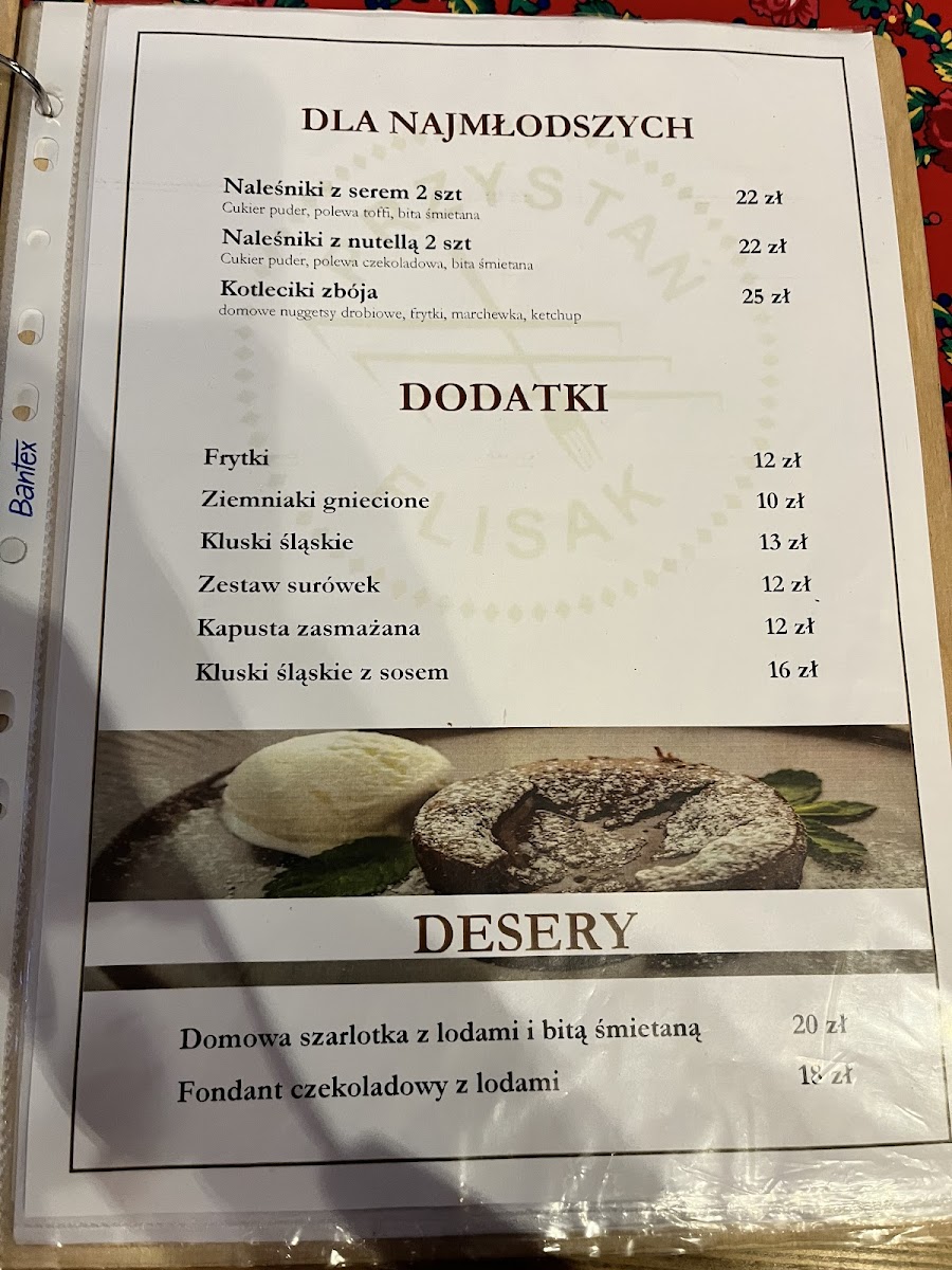 Menu Restauracja Przystań Flisak Szczawnica-2