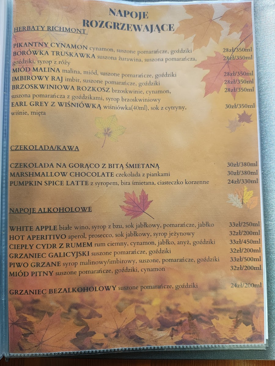 Menu Restauracja Rodzinna Mateczny-1