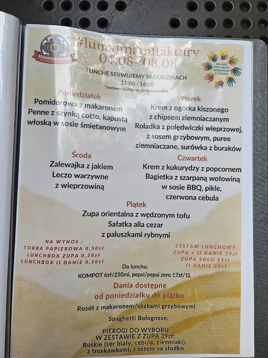 Menu Restauracja Rodzinna Mateczny-7