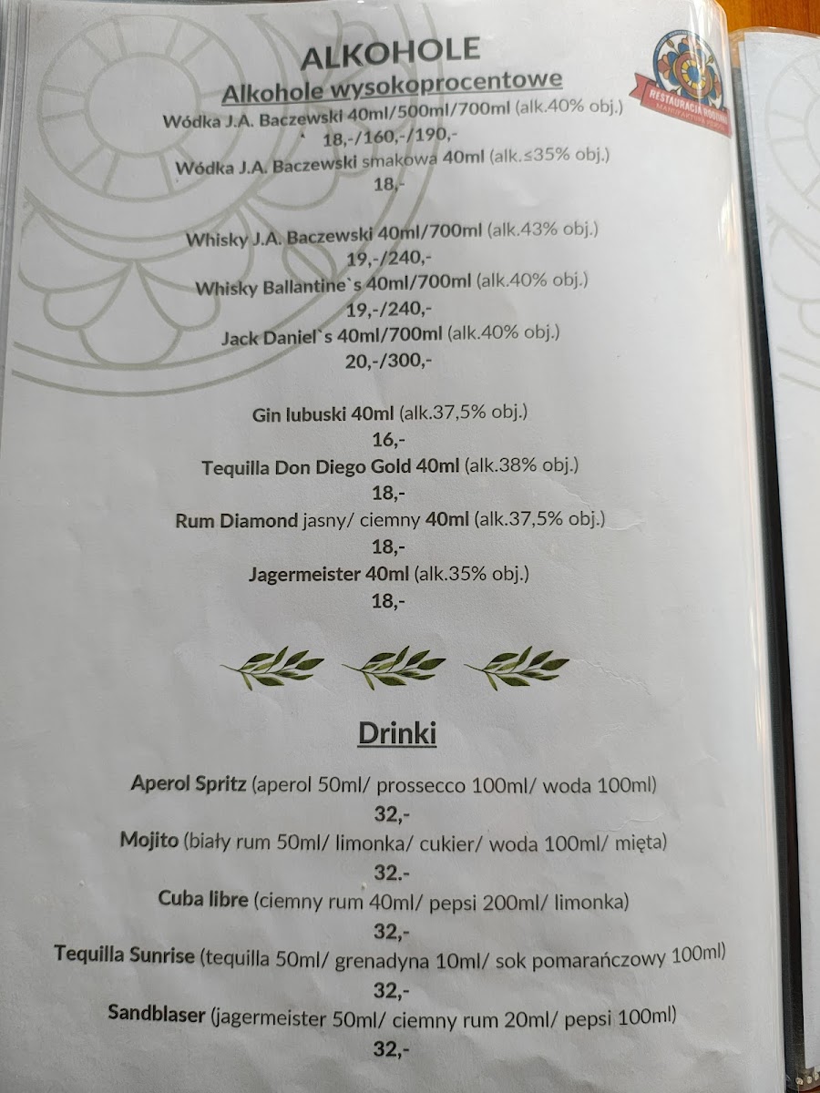 Menu Restauracja Rodzinna Mateczny-9
