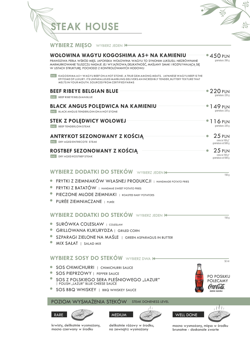 Menu Restauracja Rogata. Twój Steak House-8