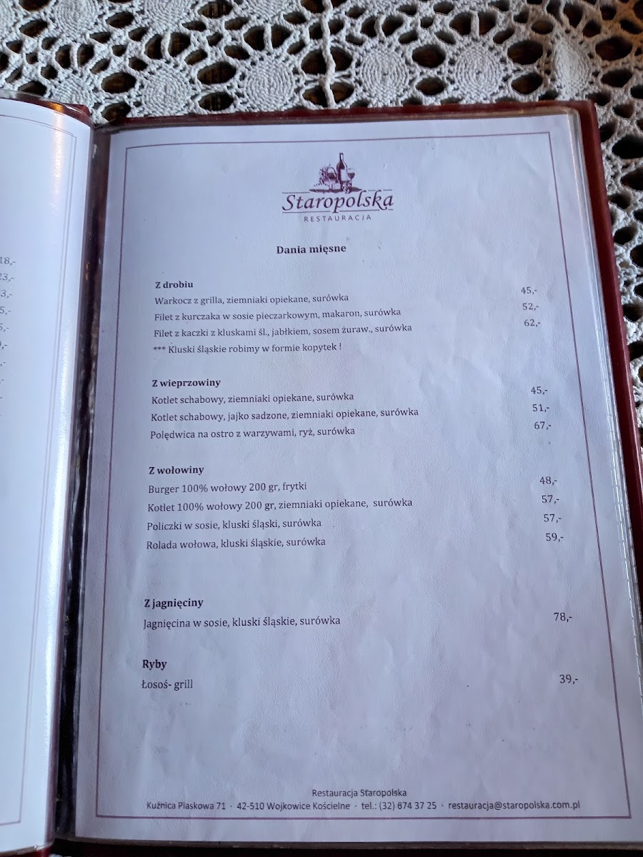 Menu Restauracja Staropolska-4