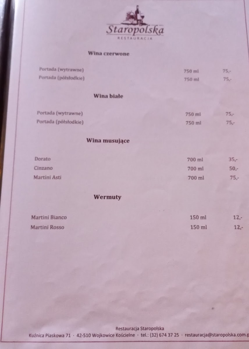 Menu Restauracja Staropolska-8
