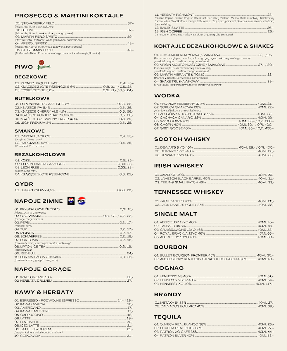 Menu Restauracja The Piano Rouge-1