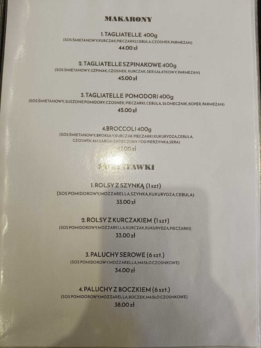 Menu Restauracja Zamkowa-3