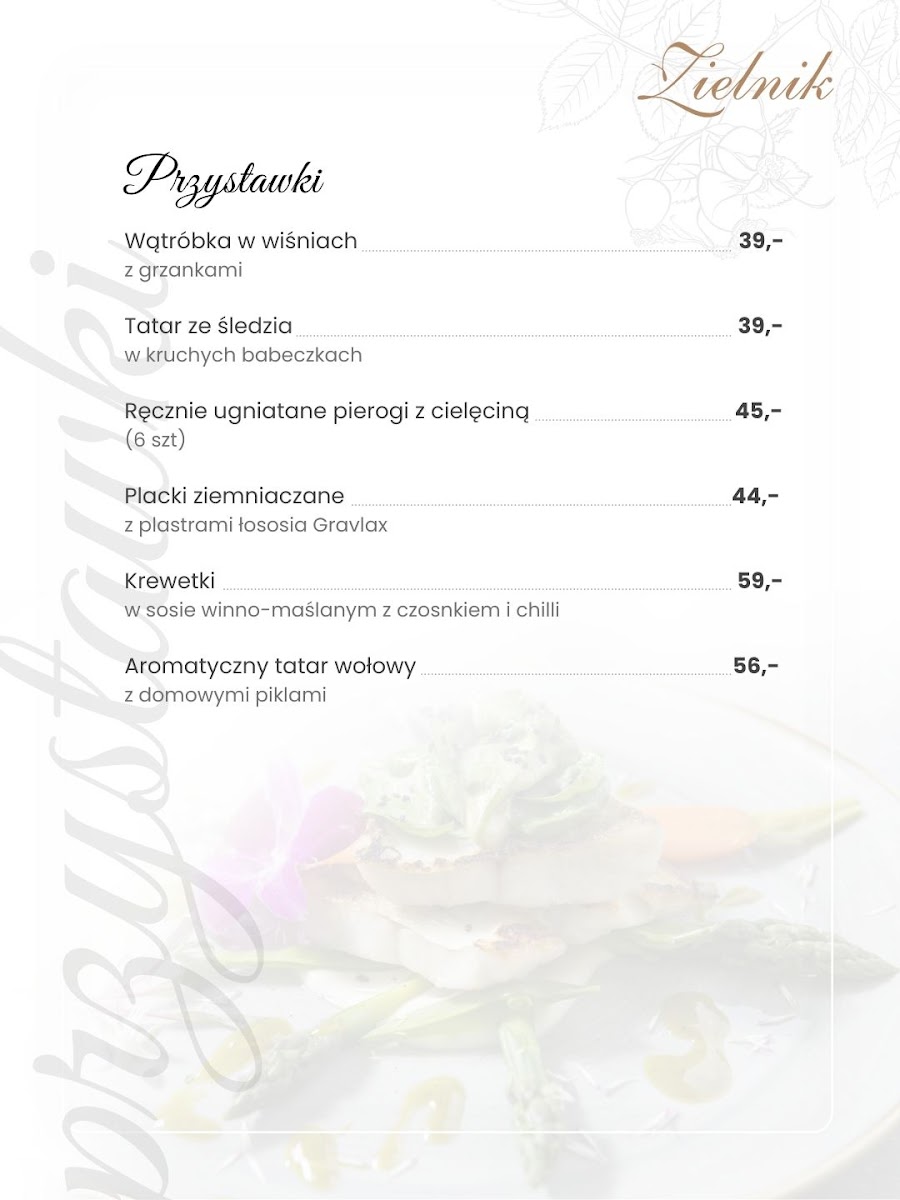 Menu Restauracja Zielnik-2
