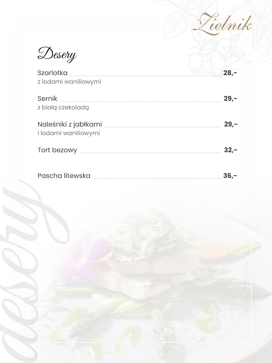 Menu Restauracja Zielnik-5