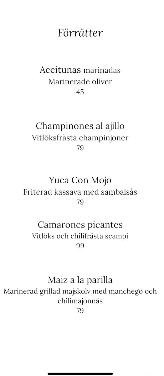 Menu Restaurang Che-5
