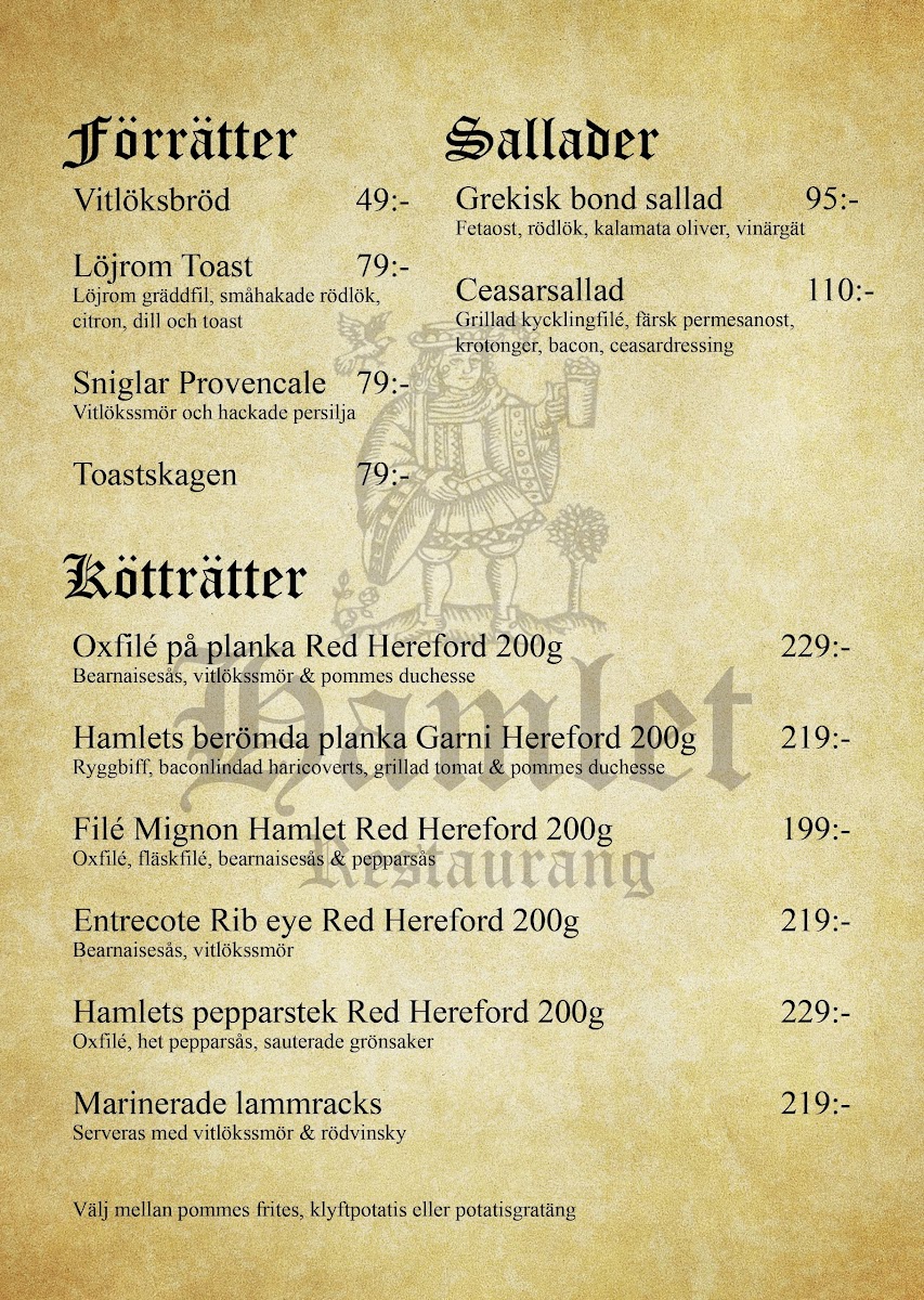 Menu Restaurang Hamlet-3