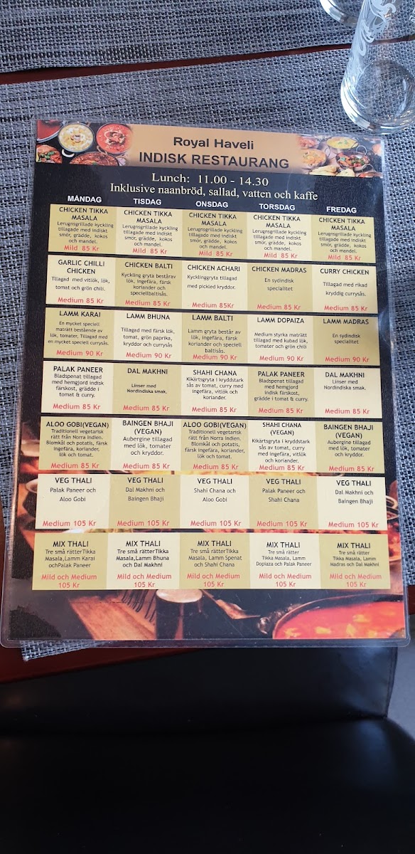 Menu Restaurang Royal Haveli-2