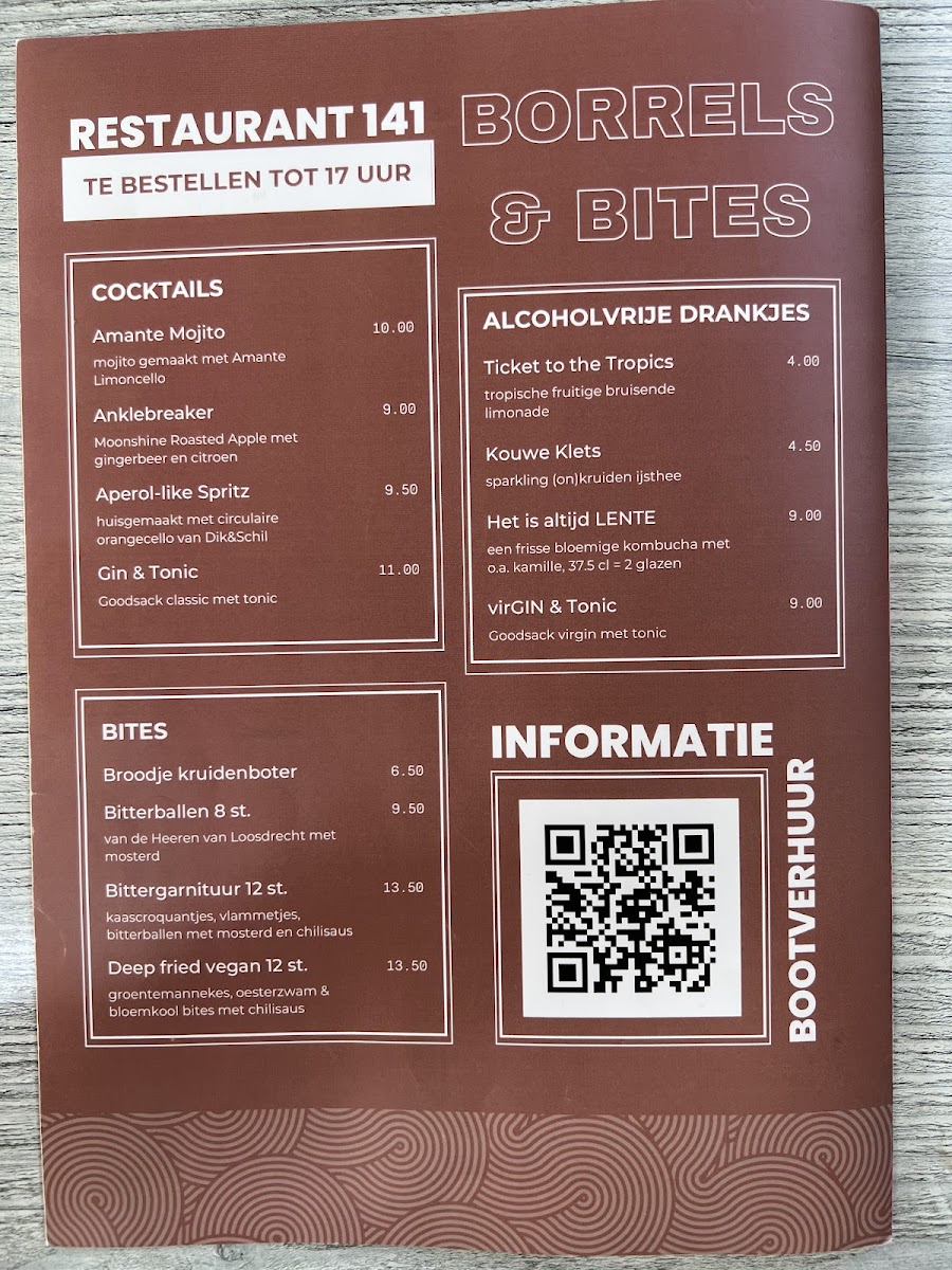 Menu Restaurant 141-2