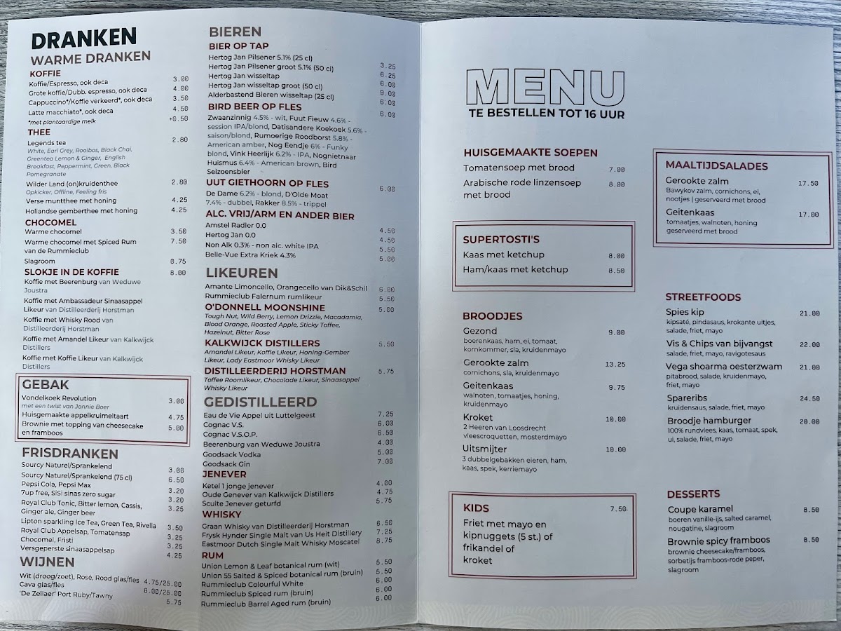 Menu Restaurant 141-3