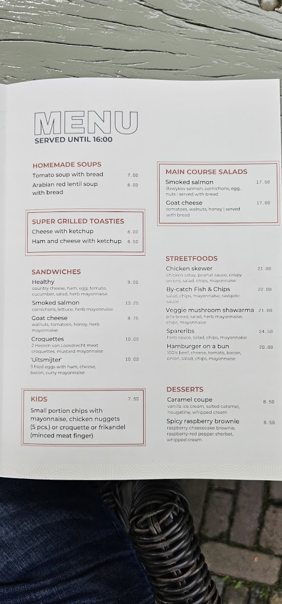 Menu Restaurant 141-6