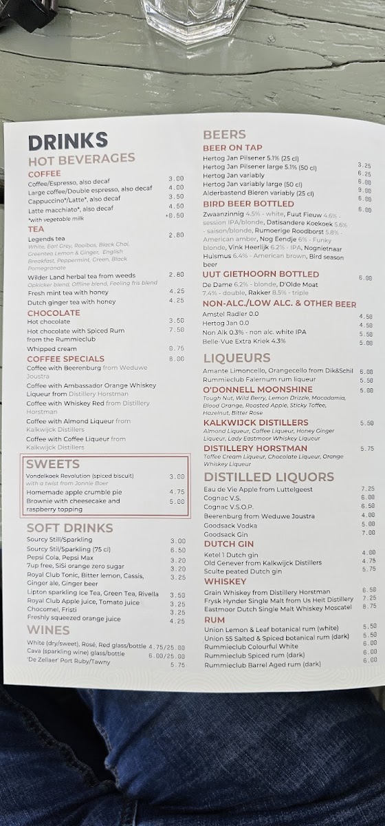 Menu Restaurant 141-8