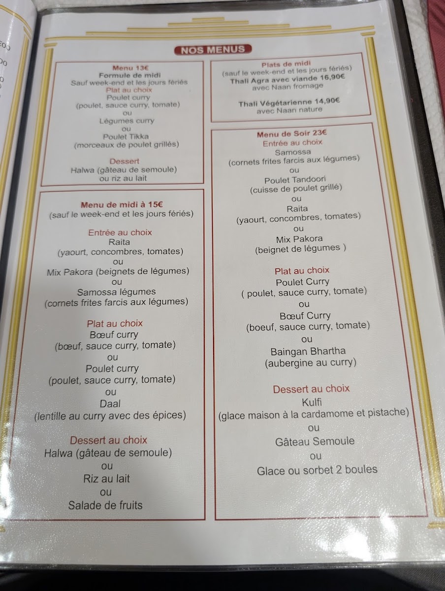 Menu Restaurant Agra-3