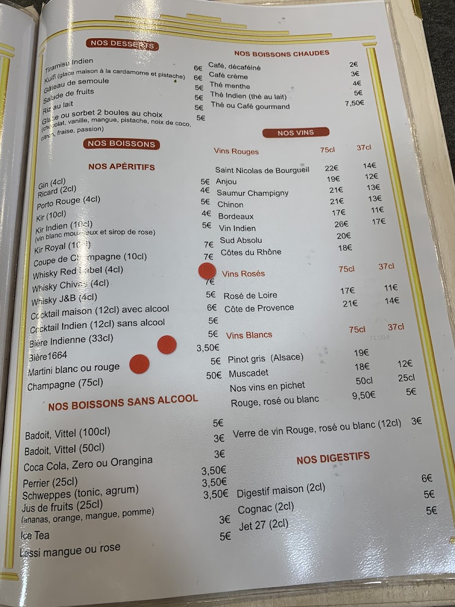 Menu Restaurant Agra-9