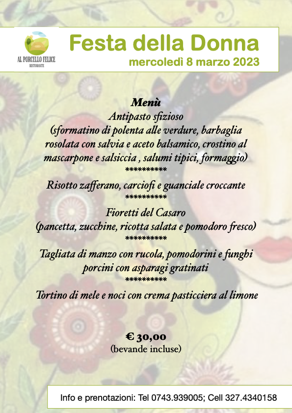 Menu Restaurant Al Porcello Felice-2