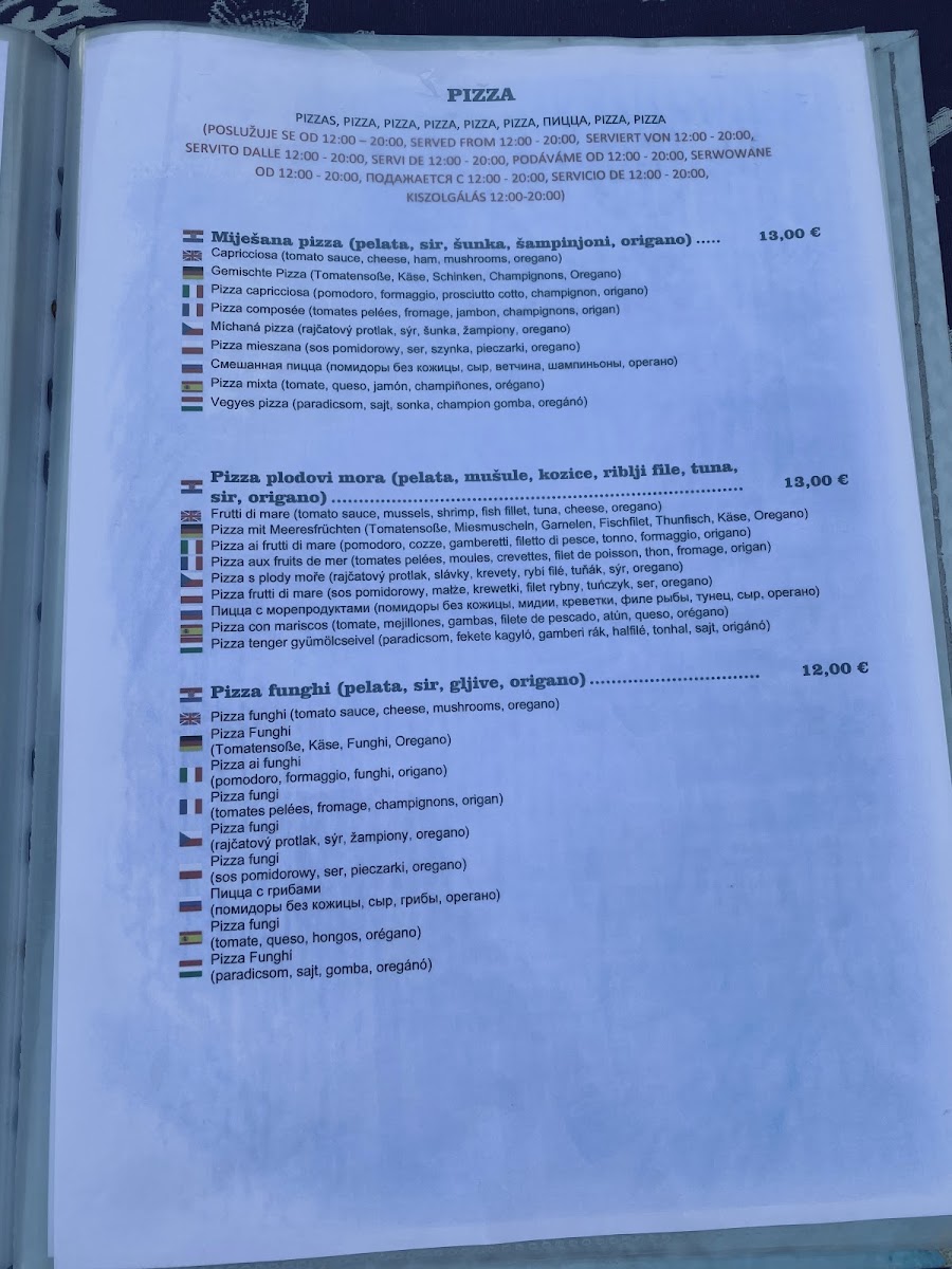 Menu Restaurant Amfora-3