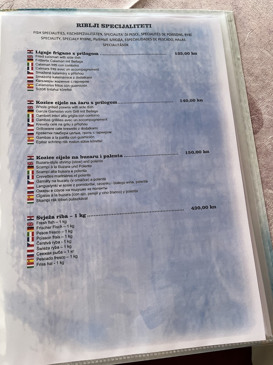 Menu Restaurant Amfora-5