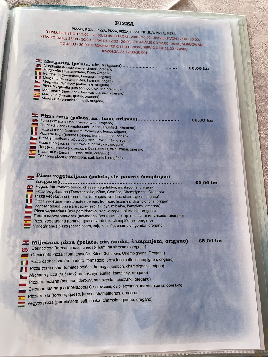 Menu Restaurant Amfora-8