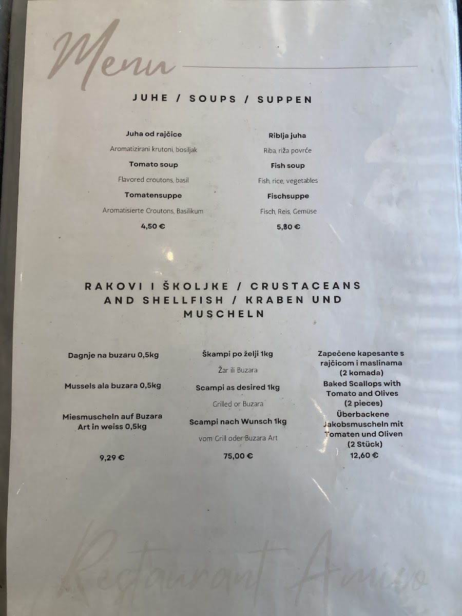 Menu Restaurant Amico-8