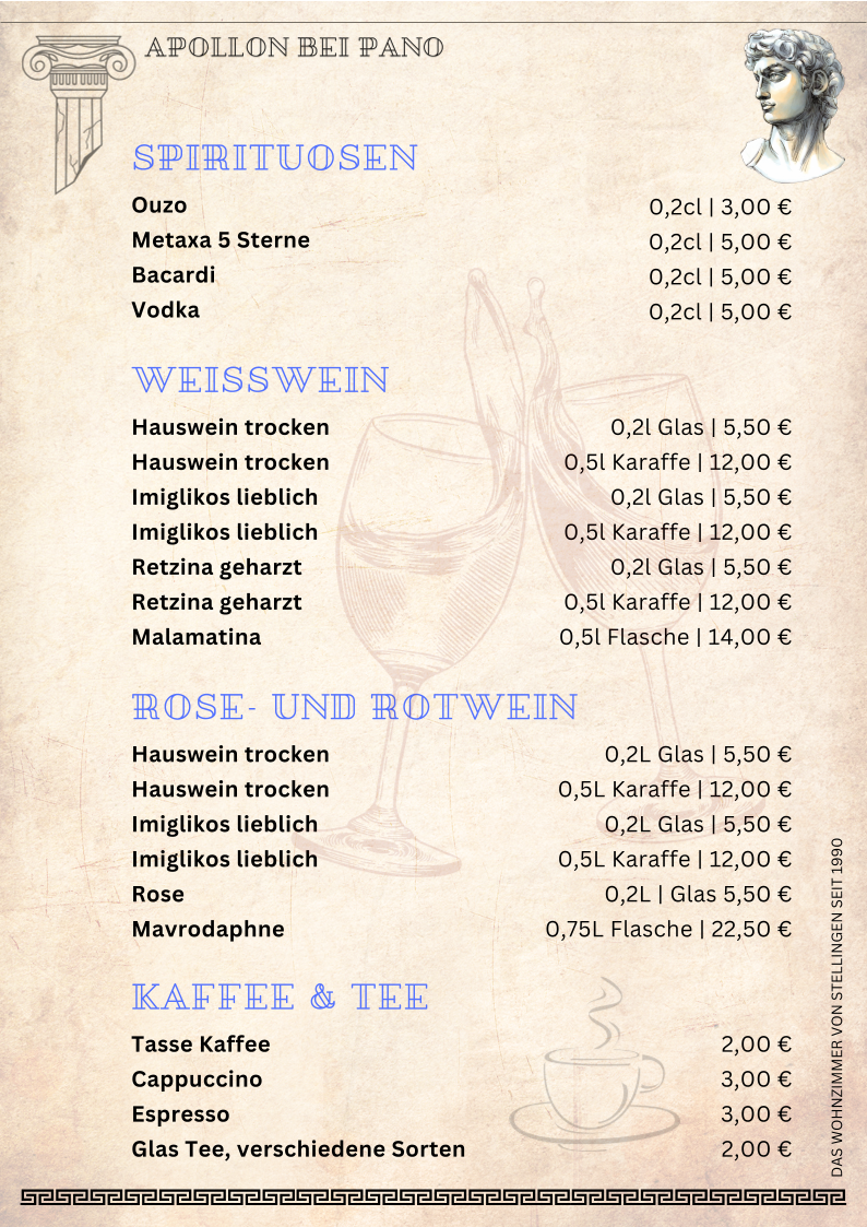 Menu Restaurant Apollon Bei Pano-8