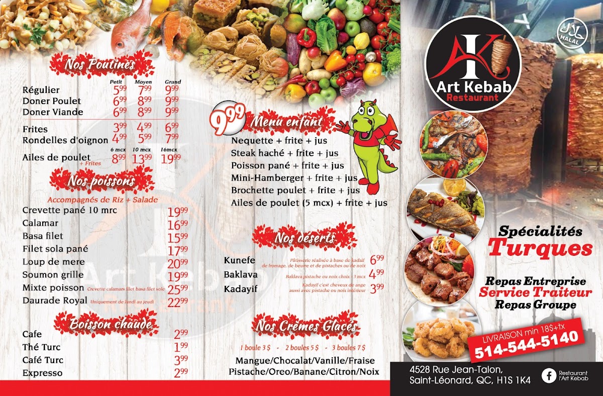 Menu Restaurant Art Kebab Restaurant Hunkar Istanbul-2