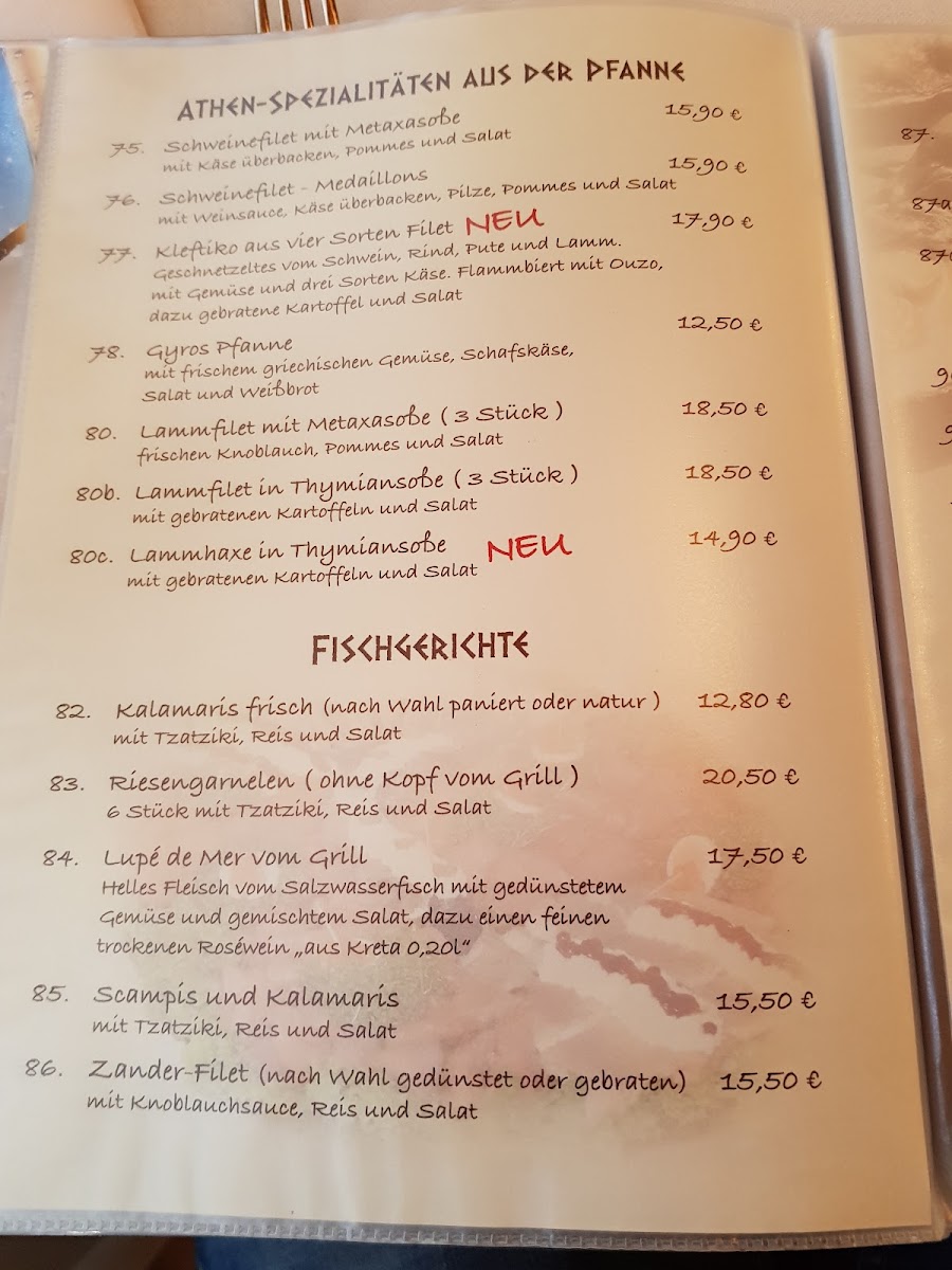 Menu Restaurant Athen Neunkirchen (Siegerland)-4