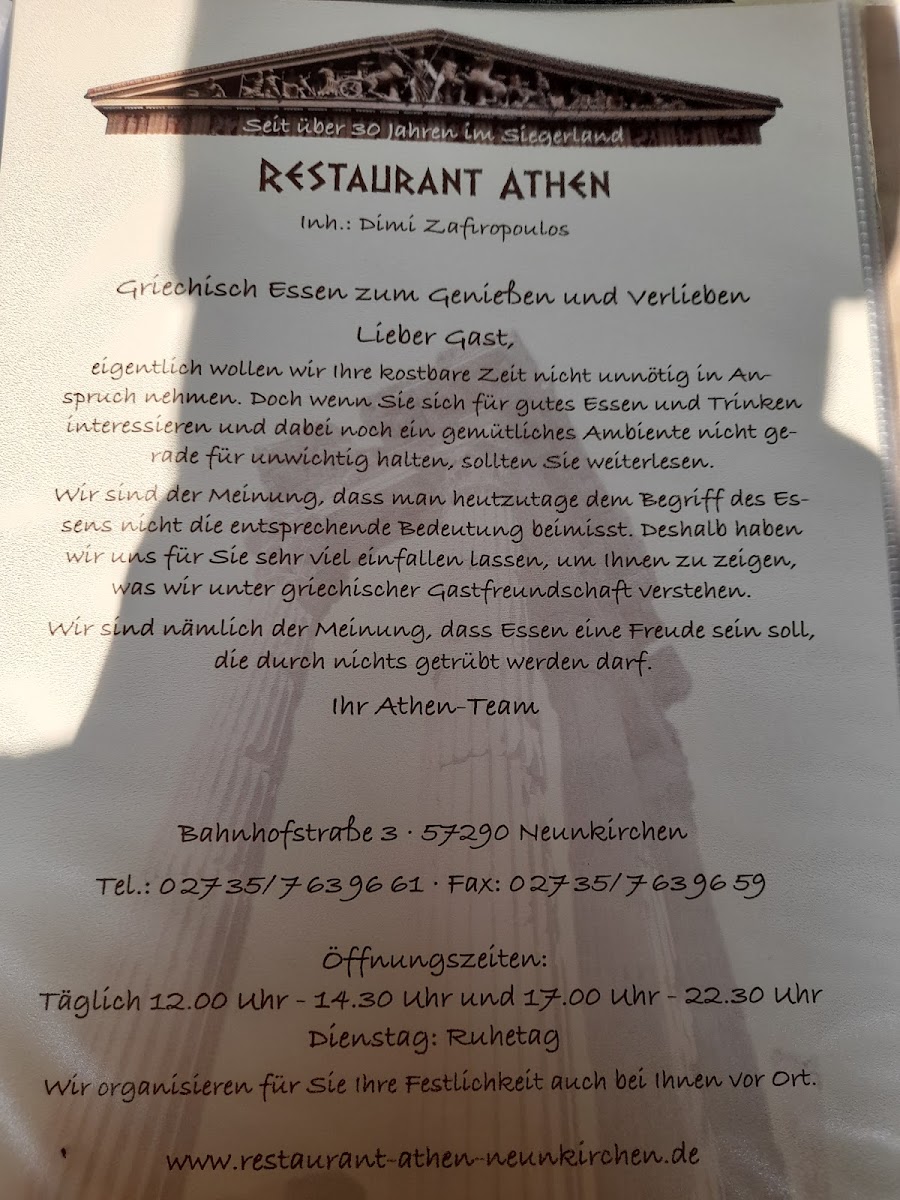 Menu Restaurant Athen Neunkirchen (Siegerland)-6