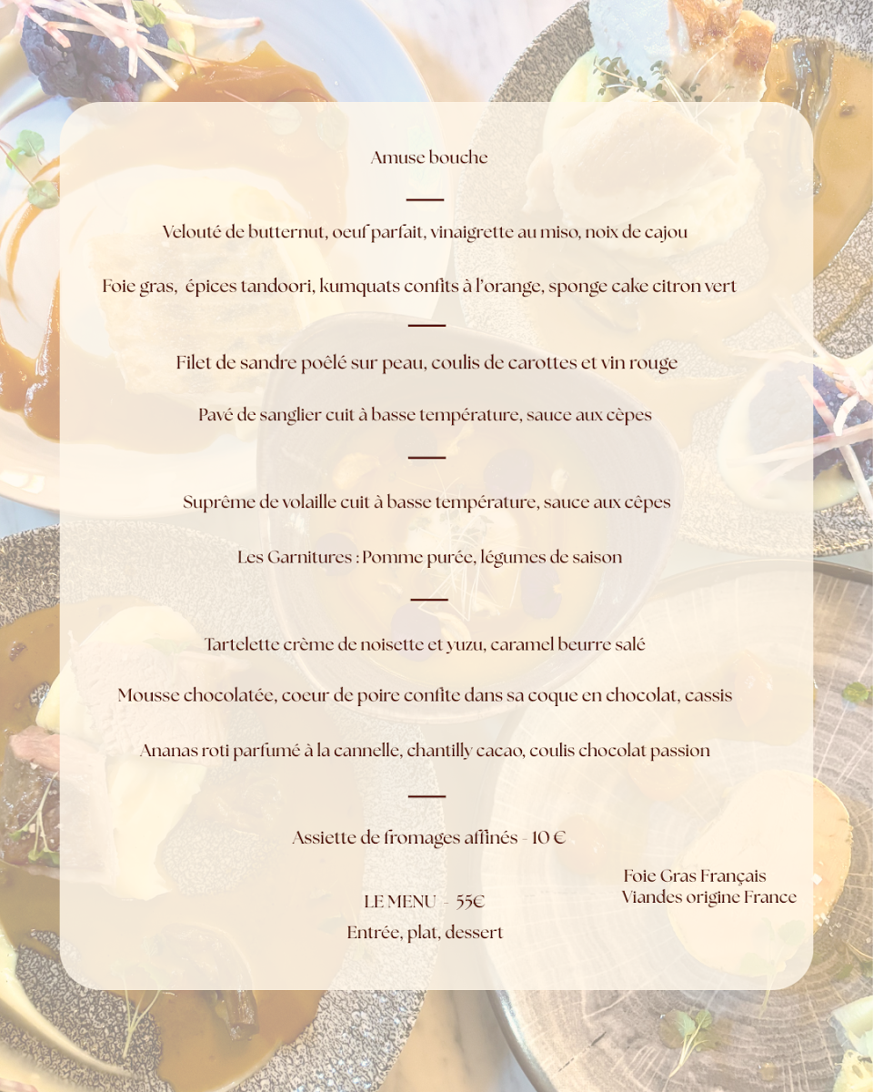 Menu Restaurant 'au Château'-2