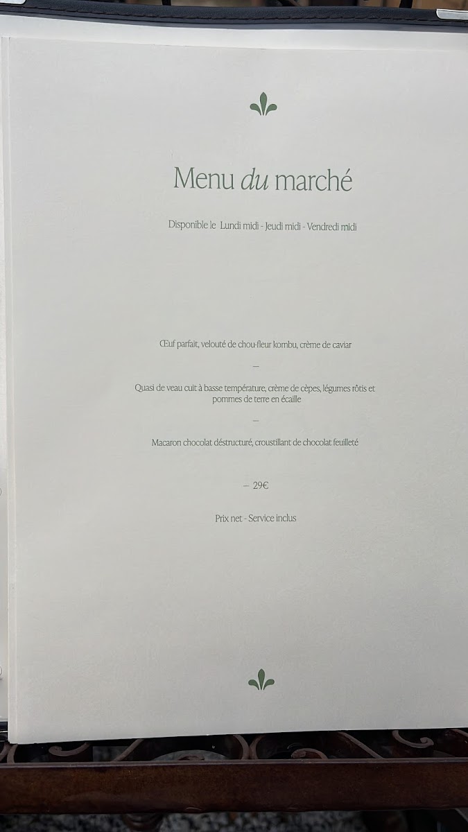 Menu Restaurant 'au Château'-4